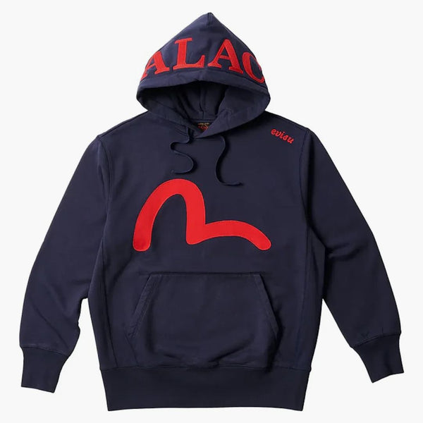 Palace x Evisu Seagull Hood Navy
