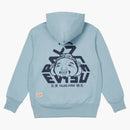 Palace X Evisu Tri-Godhead Hood Dusty Blue