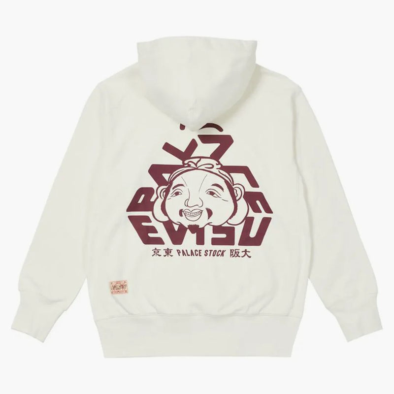 Palace X Evisu Tri-Godhead Hood Egret