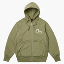Palace x Evisu Zip Hood olive