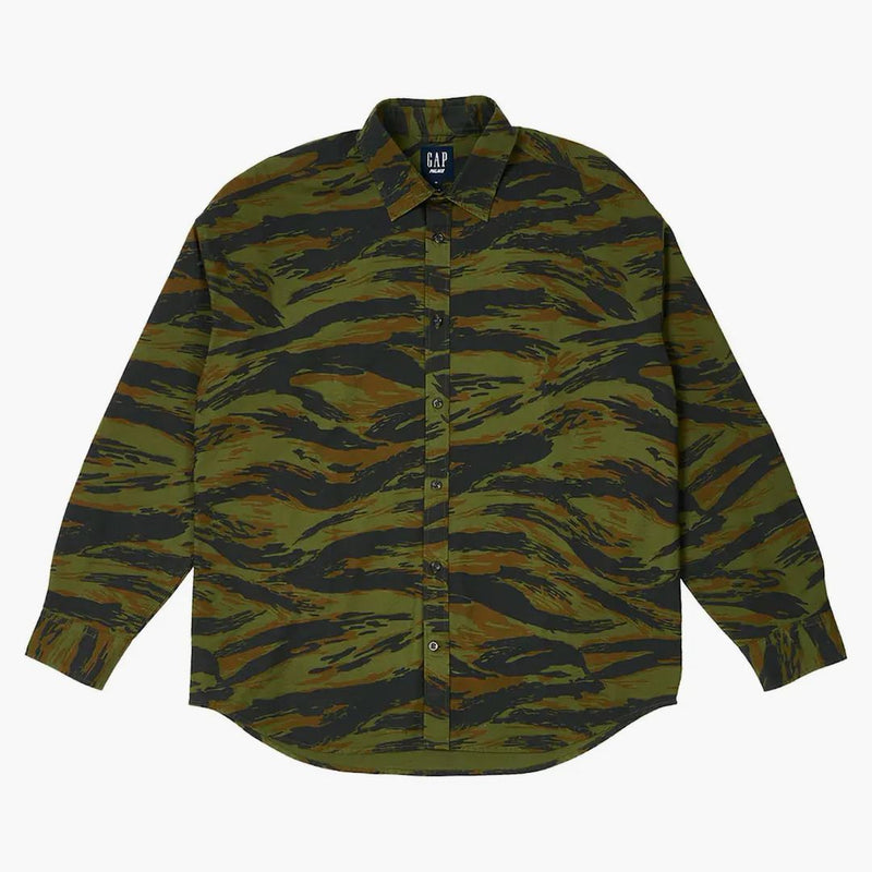 Palace X Gap Drop Shoulder Oxford Shirt Camo