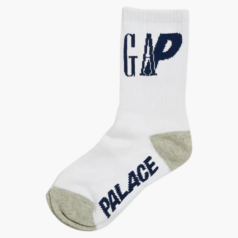 Palace X Gap Kids Socks White