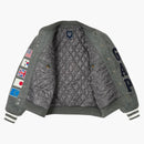 Palace X Gap Kids Varsity Jacket Gray