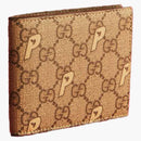 Palace X Gucci GG-P Bi-Fold Wallet Beige