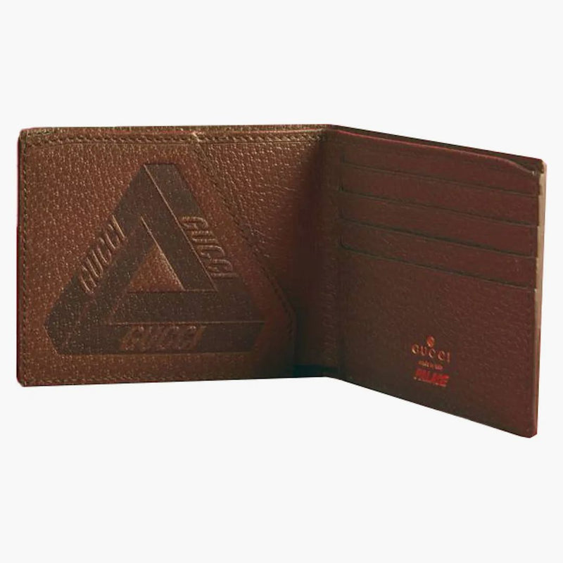 Palace X Gucci Gg-p Bi-fold Wallet Camouflage