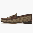 Palace X Gucci GG-P Canvas Horsebit P Charm Beige