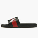 Palace X Gucci Logo Web Slide Sandal Black