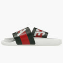 Palace X Gucci Logo Web Slide Sandal White