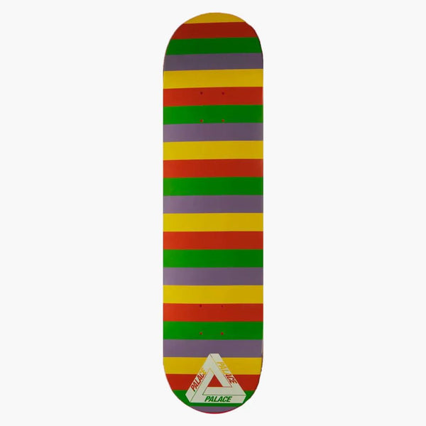 Palace X Gucci Multicolor Skateboard Deck Stripes multicolor