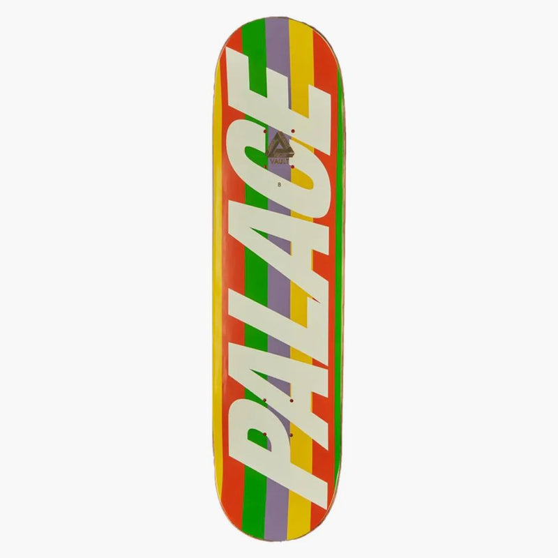 Palace X Gucci Multicolor Skateboard Deck Stripes multicolor