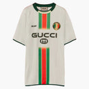 Palác x Gucci Printed Football Technical Jersey tričko bílé