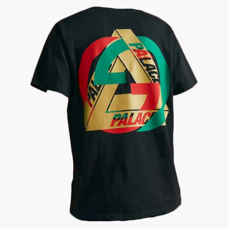 Palace X Gucci Printed Heavy Cotton Jersey T-Shirt Black
