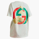 Palace X Gucci Printed Heavy Cotton Jersey T-Shirt White
