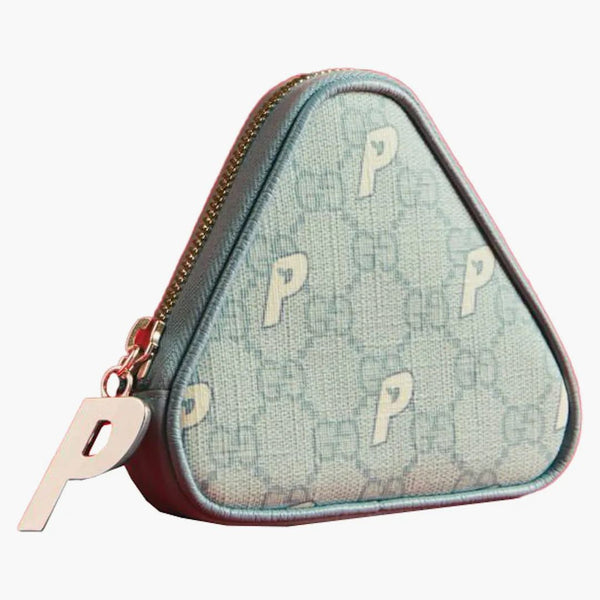 Palác x Gucci Triferg Supreme GG-P Coin Purse bledě modrá