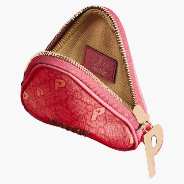 Palác x Gucci Triferg Supreme GG-P Coin Purse bledě růžová