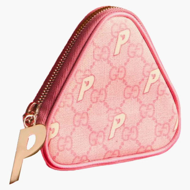 Palác x Gucci Triferg Supreme GG-P Coin Purse bledě růžová
