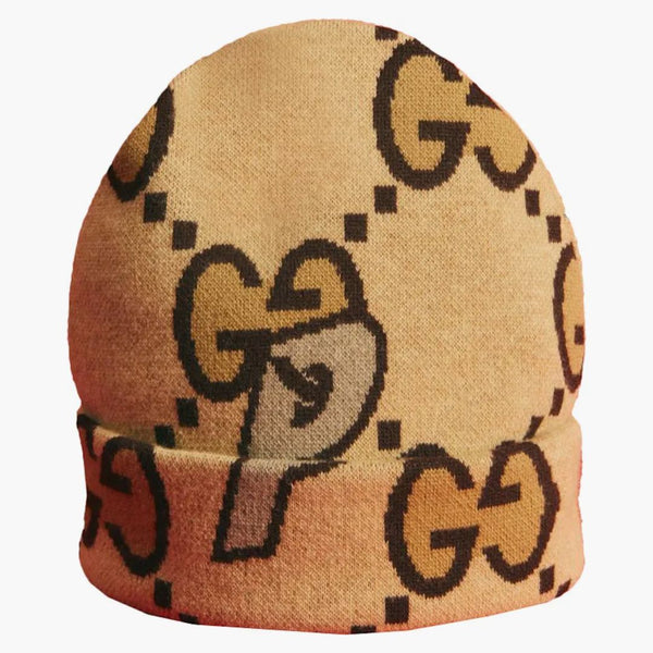 Palace x Gucci Wool Large GG-Polian Beige/Ebony