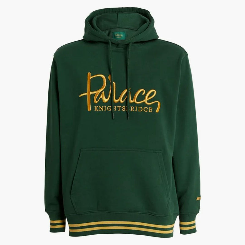 Palace X Harrods Embroidered Logo Hoodie Green