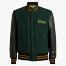 Palace X Harrods Golden Bear Varsity Jacket Green