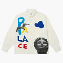 Palace X Jcc+ Denim Work Jacket White