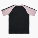 Palace x Kappa Camiseta clásica de Raglan Negro/Pink