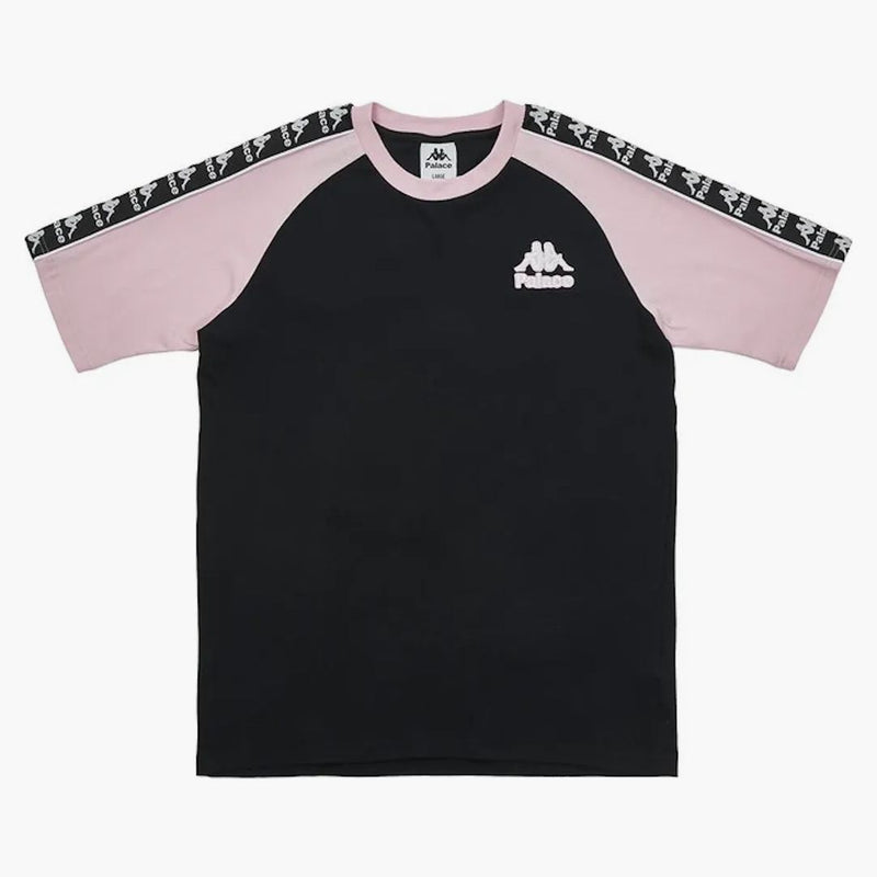 Palace X Kappa Classic Raglan T-Shirt Black/Pink