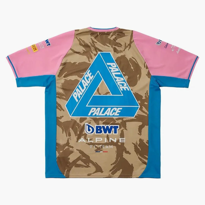Palác x kappa pro alpský řidič Jersey Desert Camo