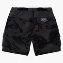 Palace x Kappa dla alpejskiej nylonowej pit krótka nocna kamuflaż