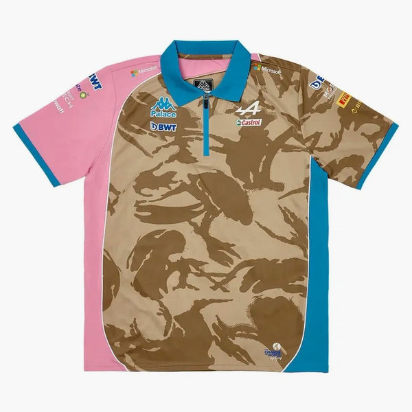 Palác x Kappa pro alpine tech pólo pouštní camo
