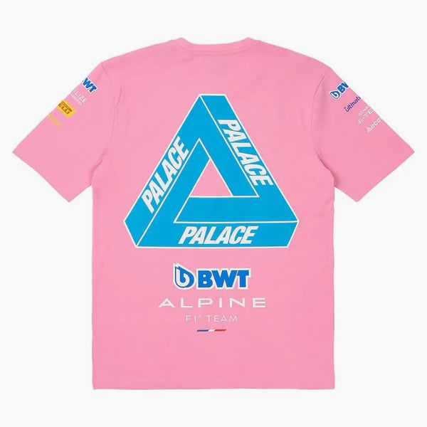 Palace X Kappa For Alpine T-shirt Pink