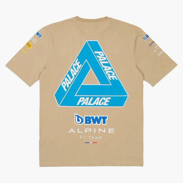 Palace X Kappa For Alpine T-shirt Tan
