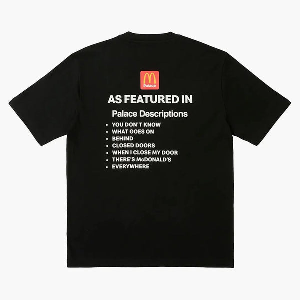 Palat x McDonald's Descriere II Tricou negru