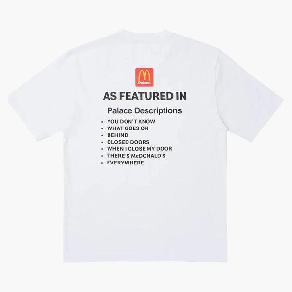 Palace X Mcdonald's Description Ii T-shirt White