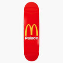Palace X McDonald's Logo Skateboard Deck Red
