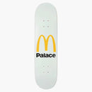 Palace X McDonald's Logo Skateboard Deck White