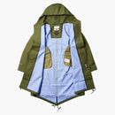 Palace x Nanamica Gore-Tex z kapturem płaszcz szałwii zielony