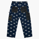 Palace x igły podwójne kolano spodni indygo