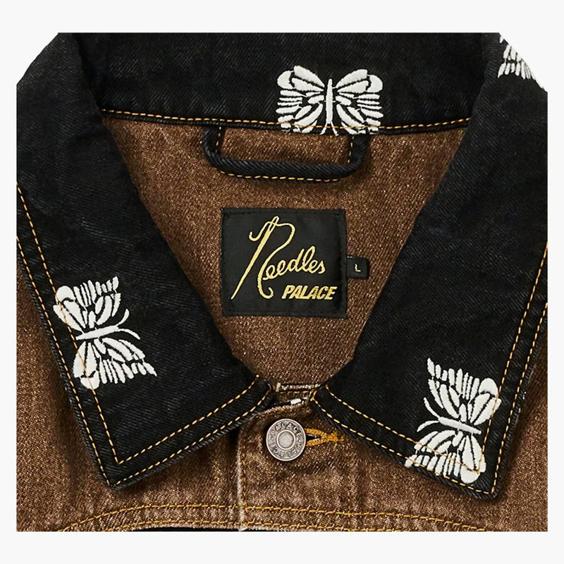 Palace X Needles Western Denim Jacket Black