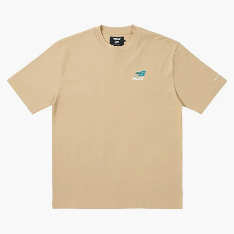 Palace X New Balance Logo T-shirt Tan