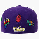 Palace X New Era Jesus 59fifty Fitted Hat Purple