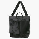 Palace X Porter 2 Way Helmet Bag Black Wave Dye