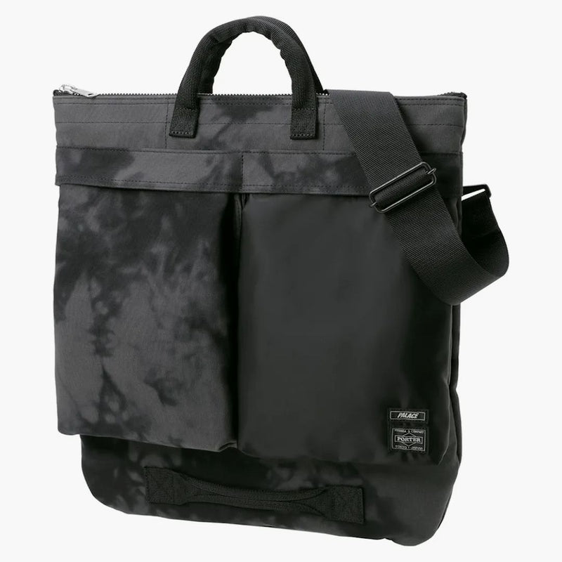 Palác x Porter 2 Way Black Bag Black Wave Dye