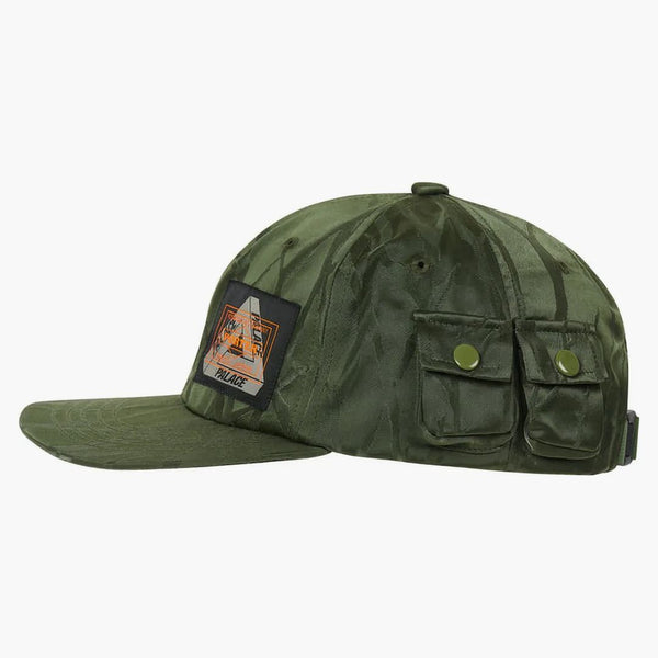 Palace x Porter Pocket 6-Panel Olive/Jacquard