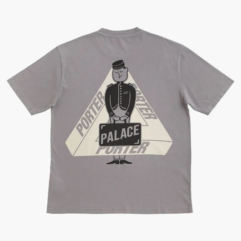 Palác x Porter Tri Ferg Bell Boy tričko šedé