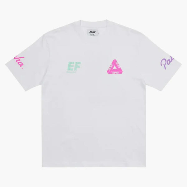 Palace x rapha ef vzdělávání první tričko bílé