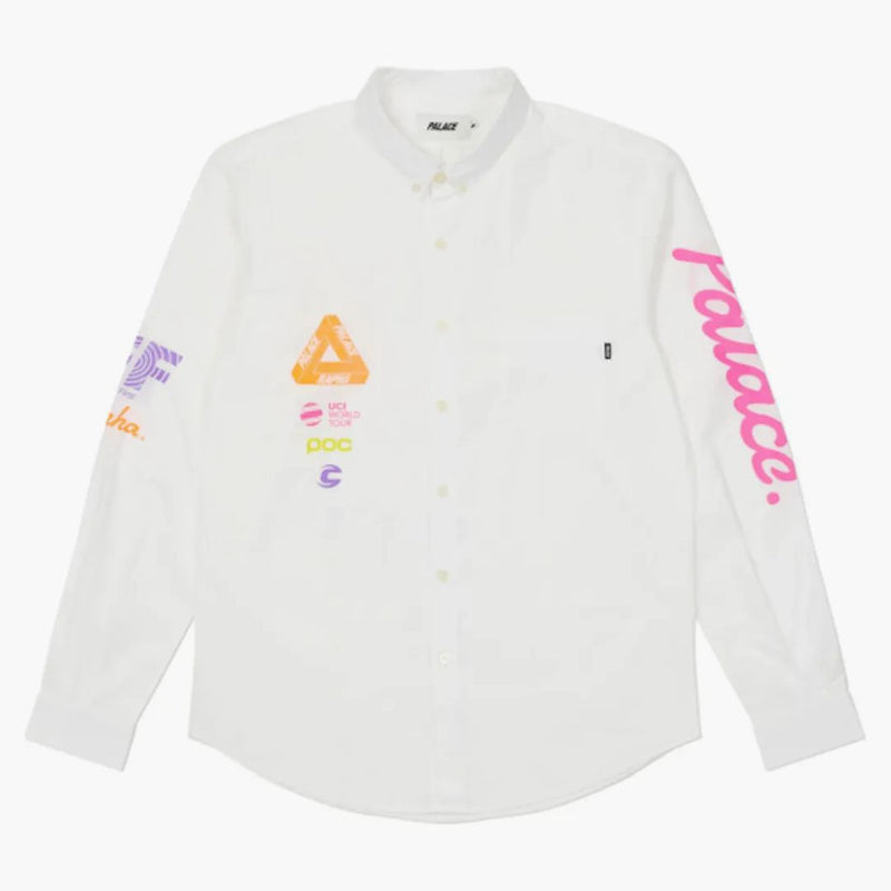 Palace X Rapha Off Bike Boojie Shirt White
