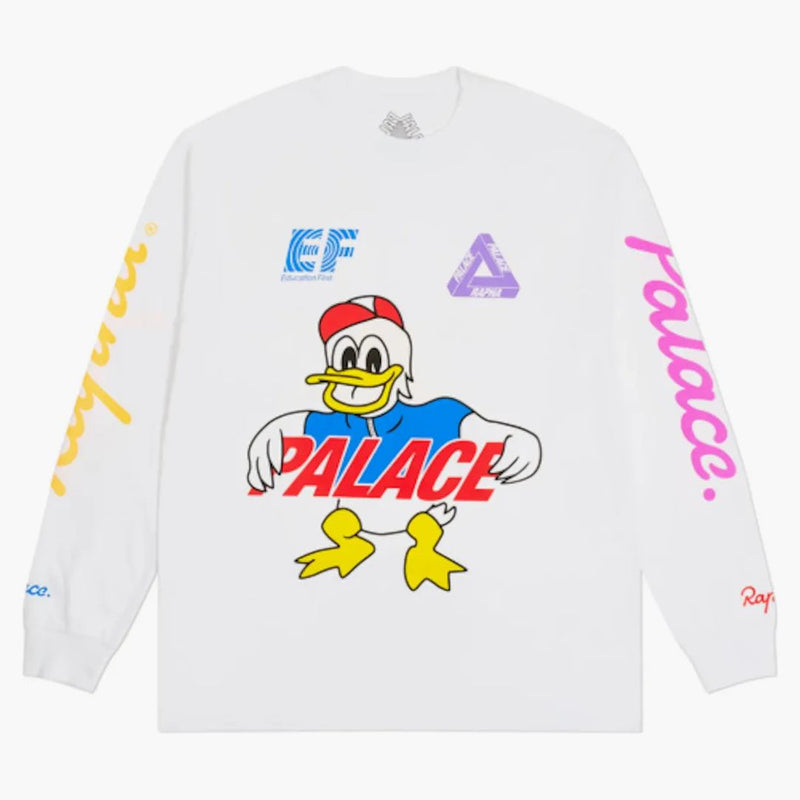 Palace X Rapha Off Bike Longsleeve White