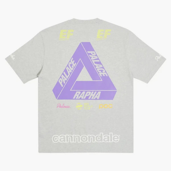 Palace X Rapha Off Bike T-shirt Grey Marl