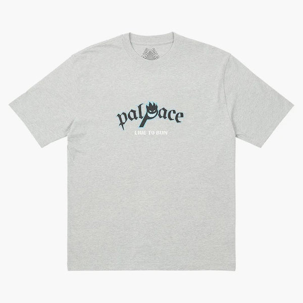 Palác x Spitfire P-Head tričko šedé Marl