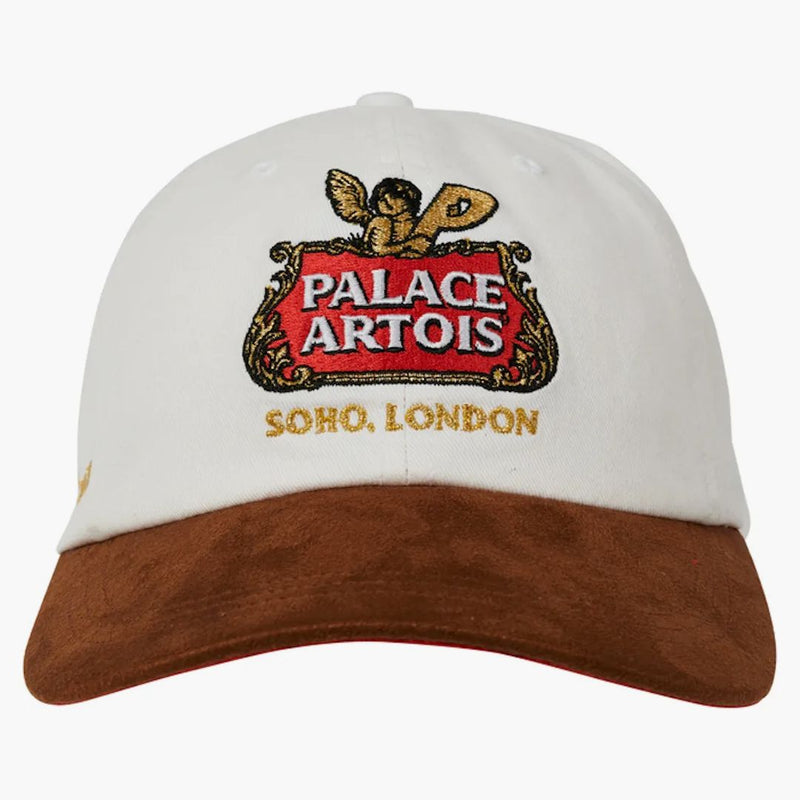 Palace X Stella Artois 6-panel vit